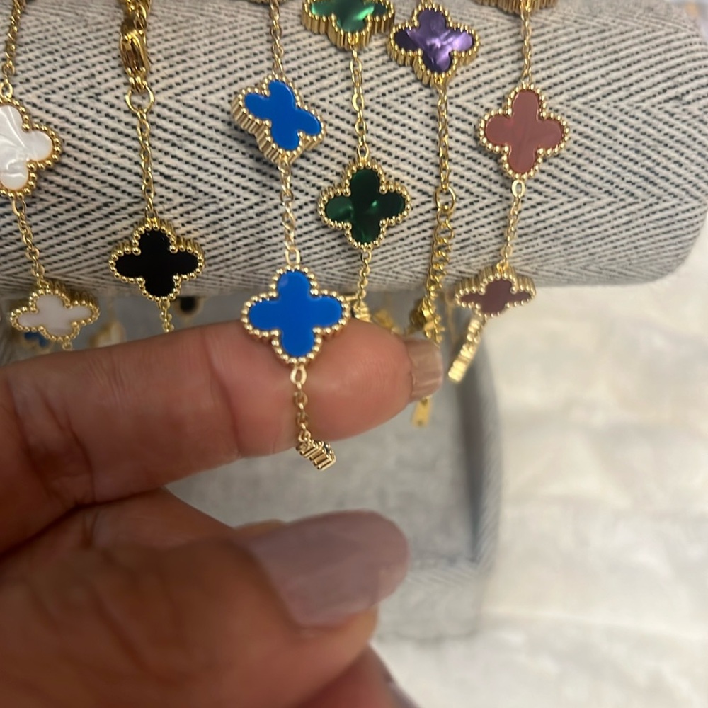 Blue Solid Bracelet - image 1